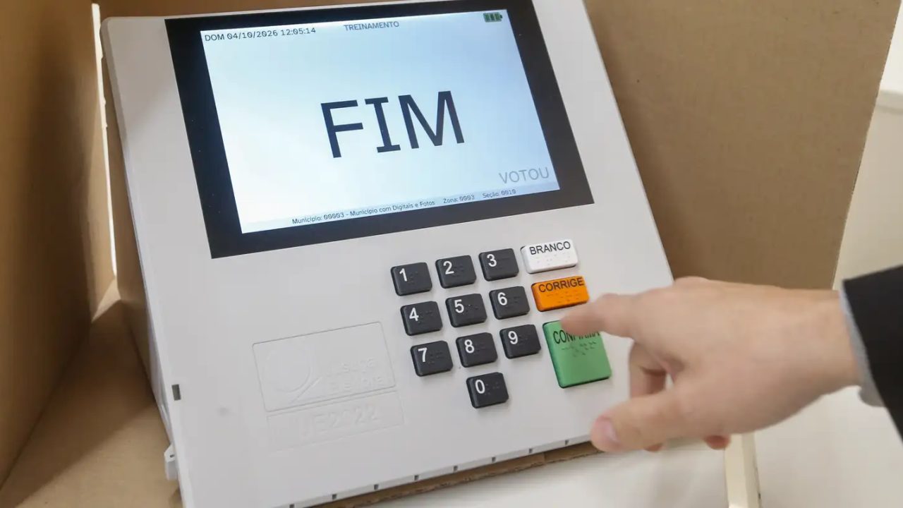 Tela da página da Agência Brasil mostrando a apuração ao vivo do segundo turno
