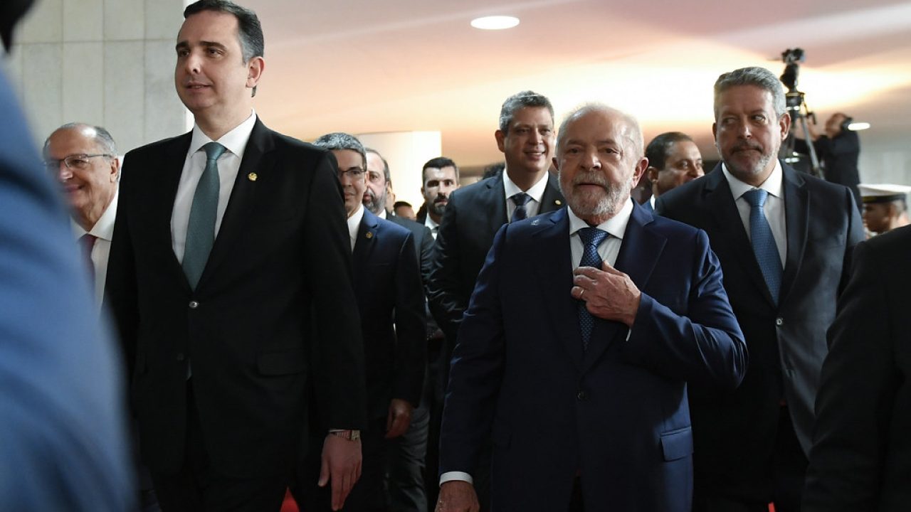Luiz Inácio Lula da Silva em evento oficial após vitória nas eleições de 2022