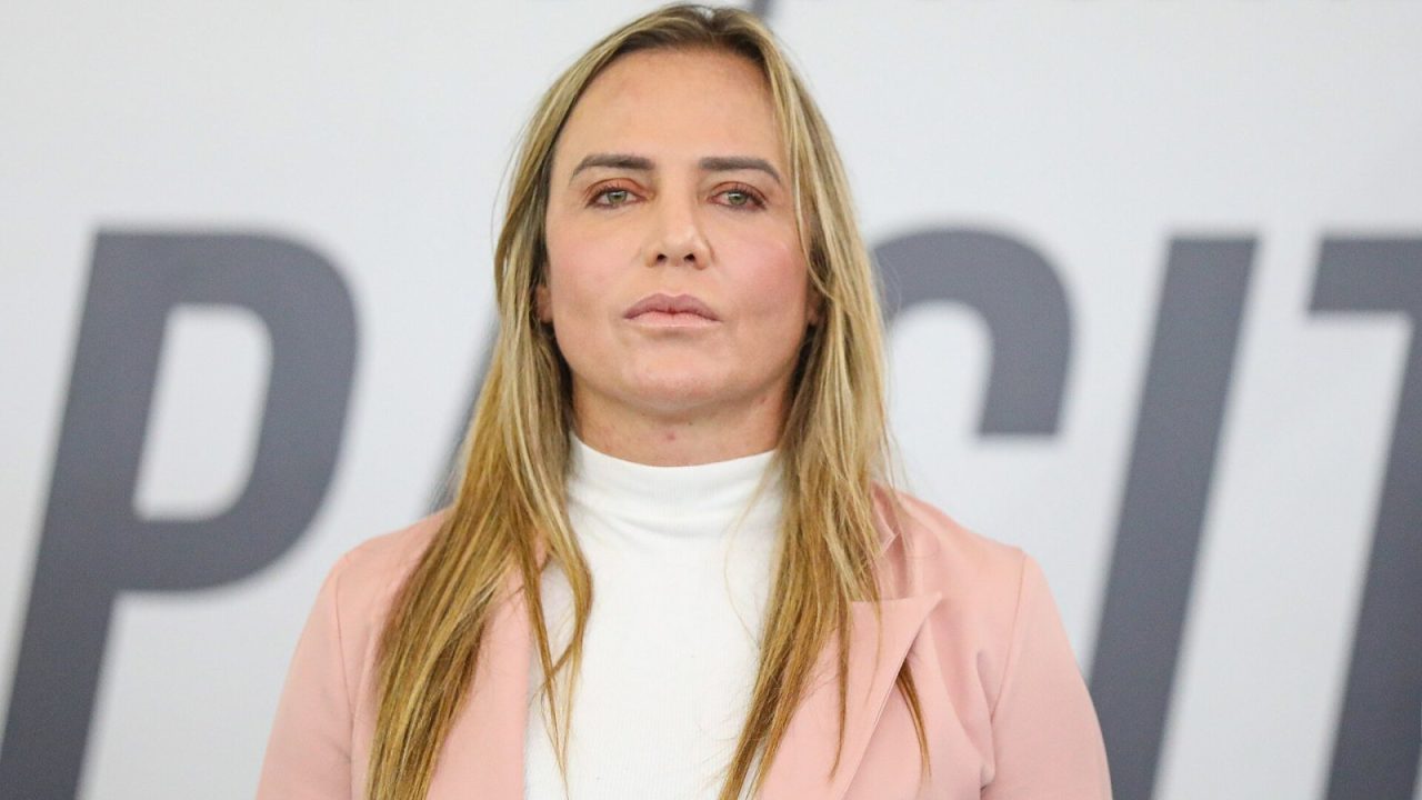 Celina Leão em campanha para reeleição como governadora do Distrito Federal