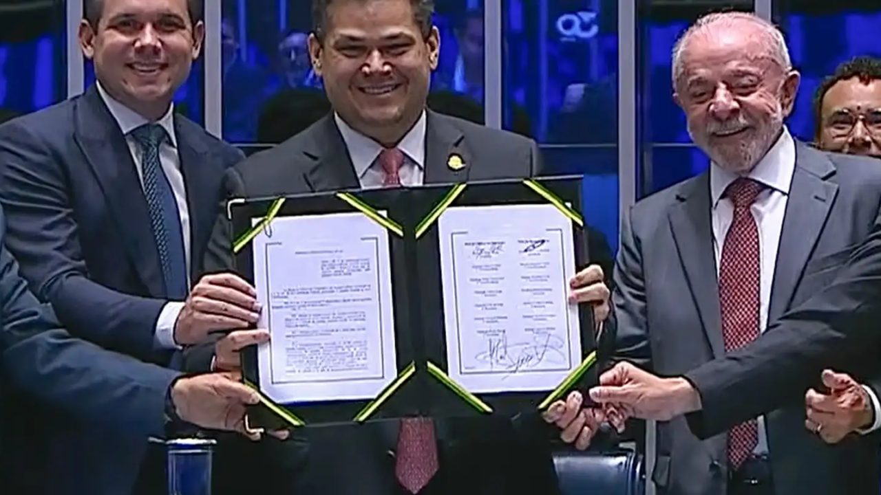 Plenário do Congresso Nacional em sessão de votação