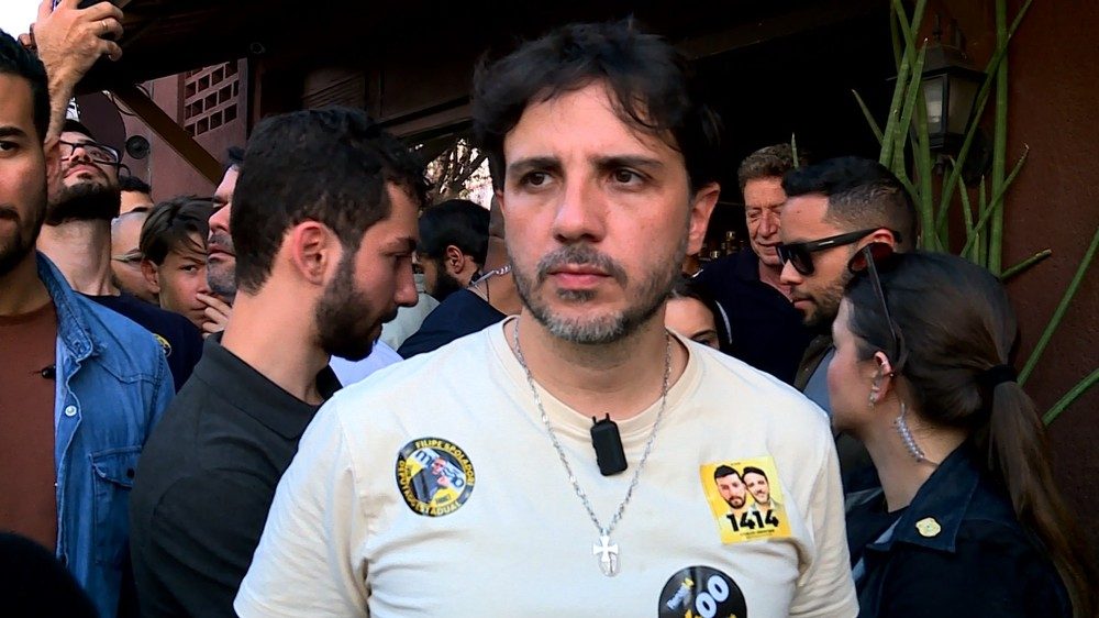 Candidato à Presidência Renan Santos campanha Uberaba