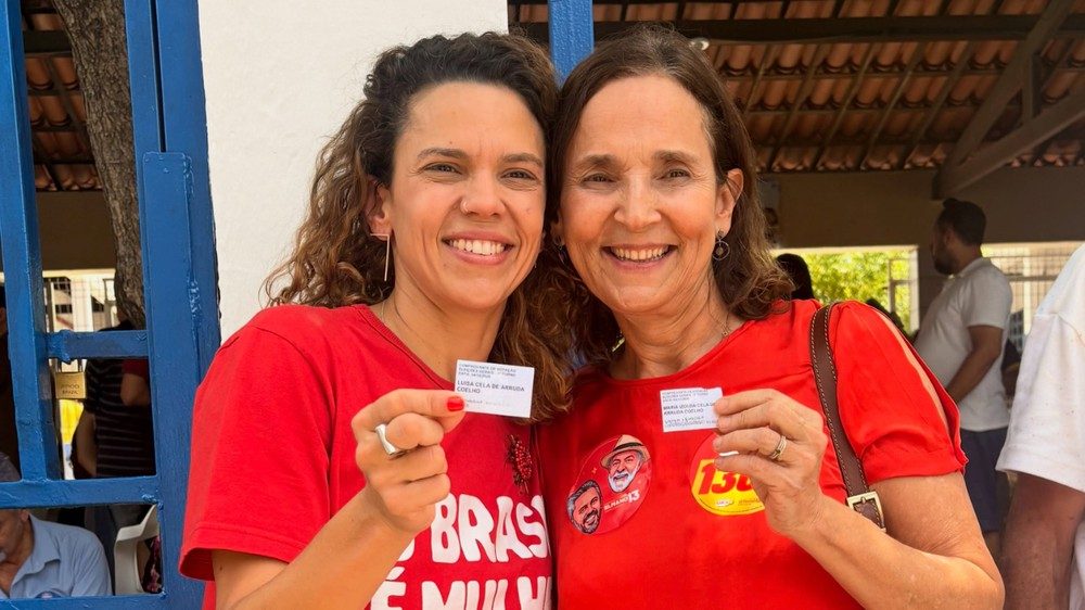 Luisa Cela (PT) e ex-governadora Izolda Cela