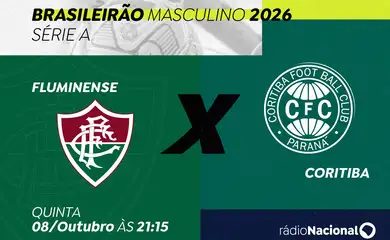 Brasília (DF), 08/10/2026 - Rádio Nacional transmite Fluminense x Coritiba pelo Campeonato Brasileiro de Futebol Masculino 2026.