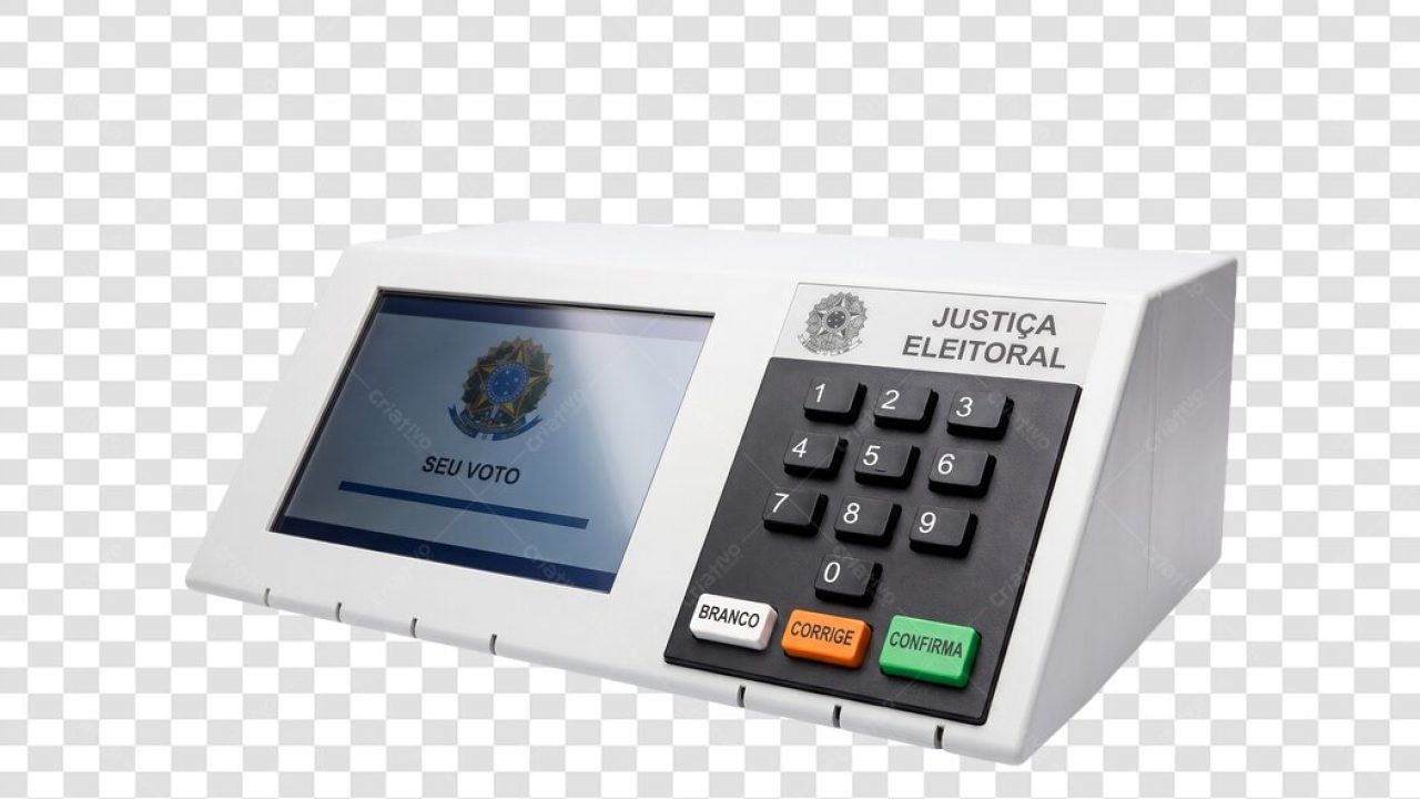 Urna eletrônica com votos de Lula e Flávio Bolsonaro em Crixás (TO) e Trabiju (SP)