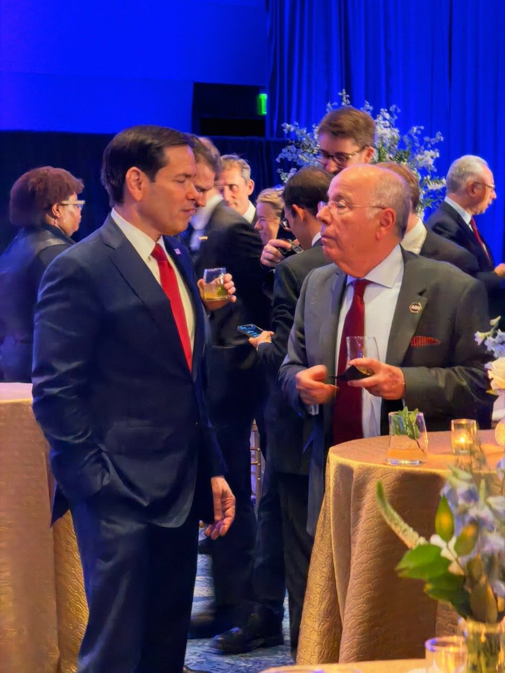 Marco Rubio, secretário de Estado dos EUA, e Mauro Vieira, ministro das Relações Exteriores do Brasil