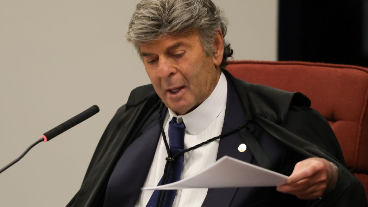 Ministro Luiz Fux em sessão no Supremo Tribunal Federal