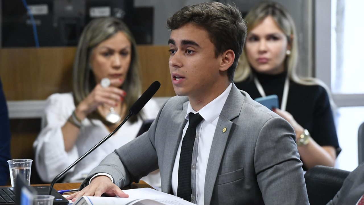 Deputado Nikolas Ferreira em vídeo no Instagram falando sobre anulação das eleições