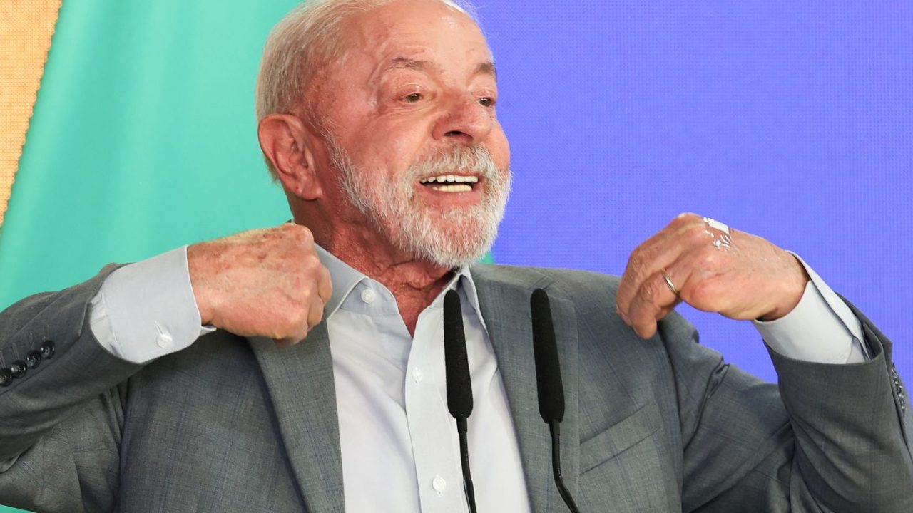 Luiz Inácio Lula da Silva em evento oficial