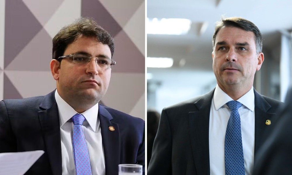 Willer Tomaz e Flávio Bolsonaro (PL)