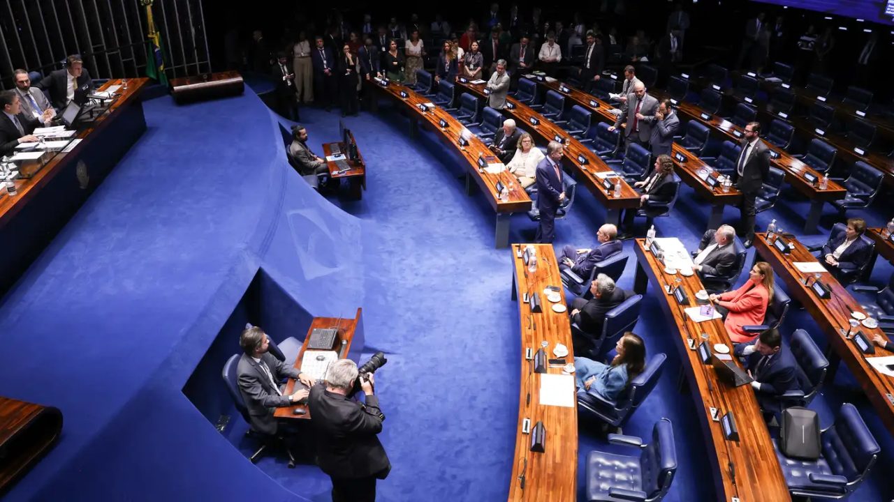 Plenário do Senado Federal durante votação do PLP 186/26