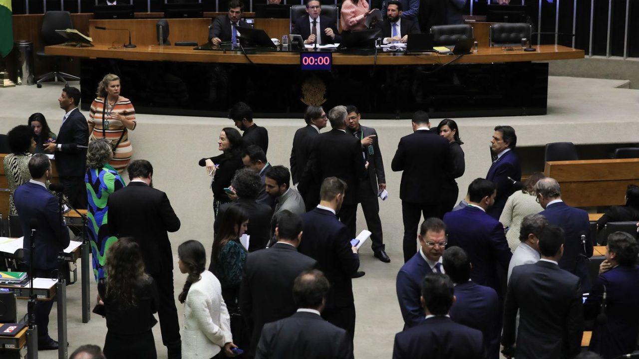 Plenário do Senado Federal em sessão de votação