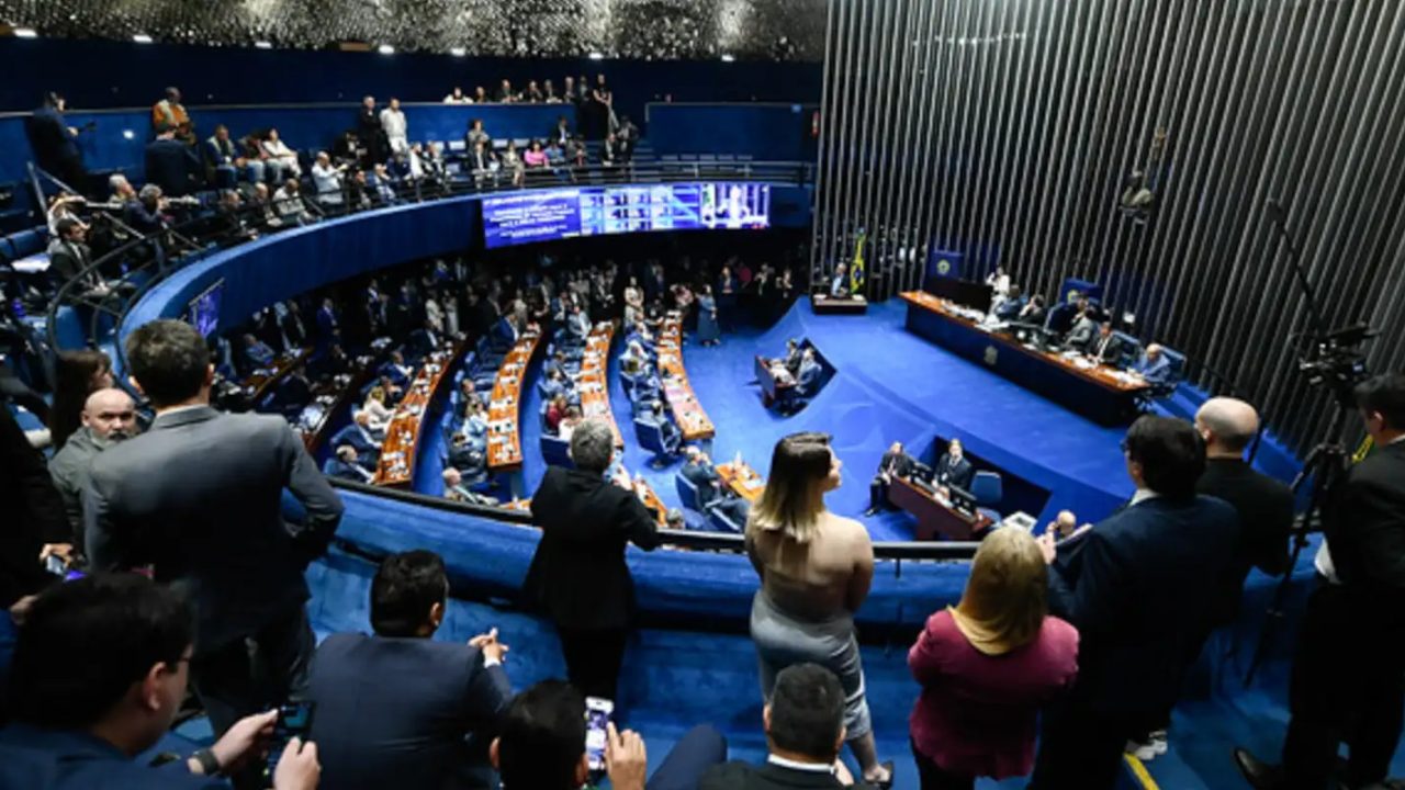 Plenário do Senado Federal durante votação da PEC 221/2019