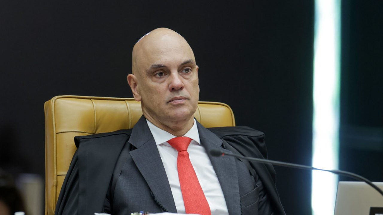 Ministro Alexandre de Moraes em sessão do STF