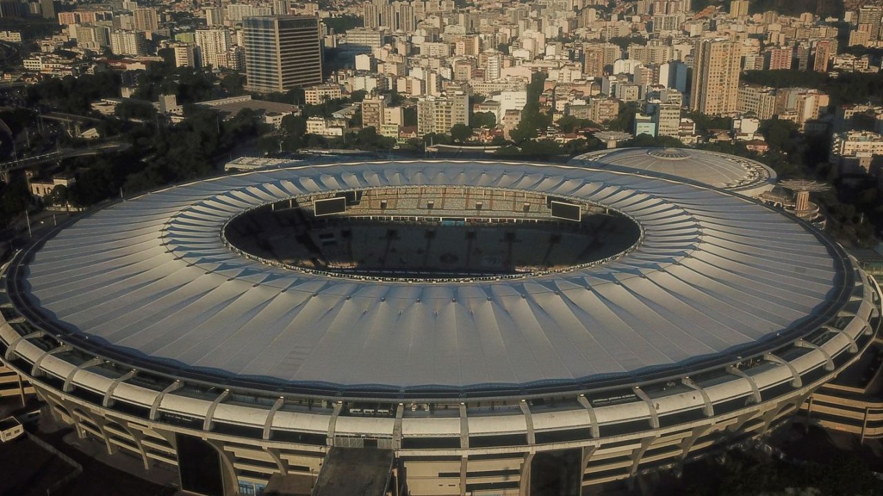Estádio do Maracanã preparado para a semifinal entre Vasco da Gama e Boca Juniors