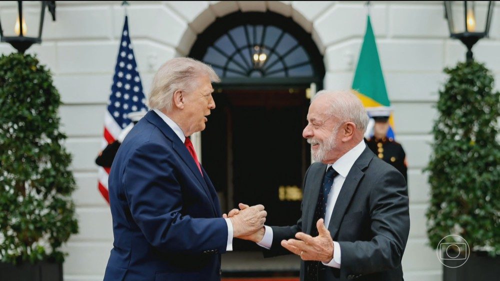 Na Casa Branca, Lula e Donald Trump discutem terras raras, crime organizado e comércio
